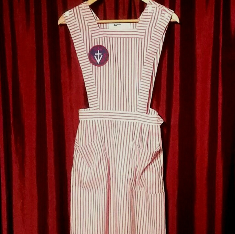 Vintage Angelica Candy Stripper Apron Smock